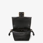 FENDI Mamma Baguette Small Black nappa leather mini bag - Image 5